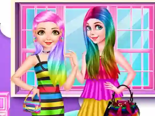 Spēle Princess Rainbow Look online