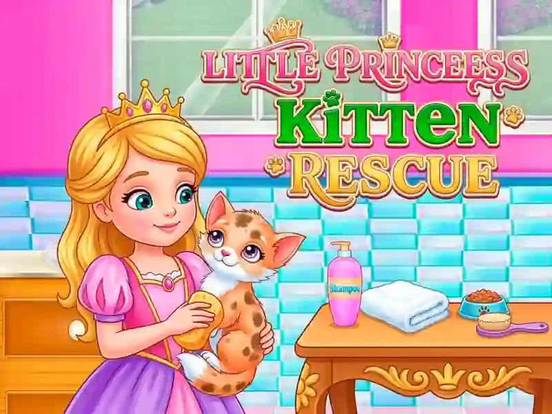Spēle Little Princess Kitten Rescue online