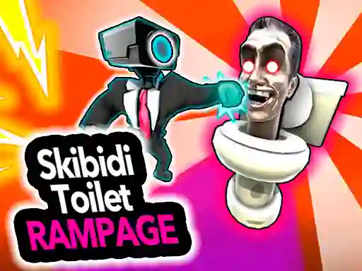 Spēle Skibidi Toilet Rampage online