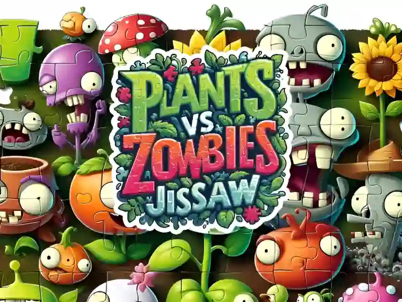 Spēle Plants vs Zombies Jigsaw online