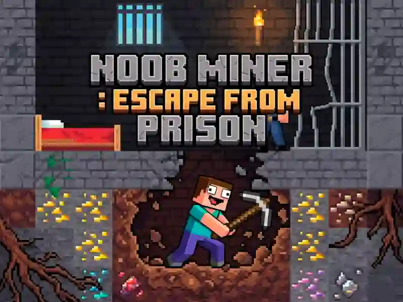 Spēle Noob Miner: Escape From Prison online