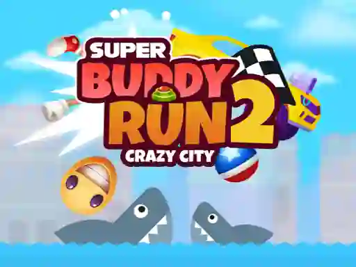 Spēle Super Buddy Run 2 Crazy City online
