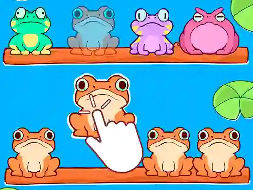Spēle Sorting frogs online