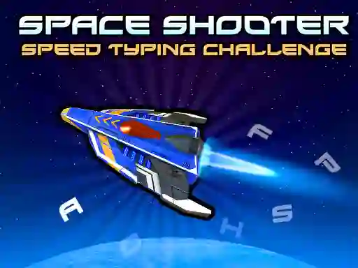 Spēle Space Shooter: Speed Typing Challenge online