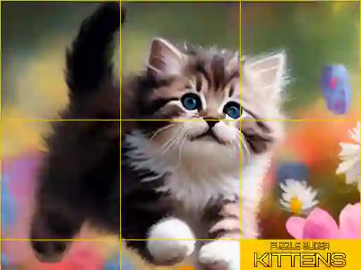 Spēle Puzzle Sliding Kittens online