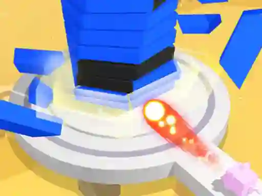 Spēle Stacky Tower Break 3D online