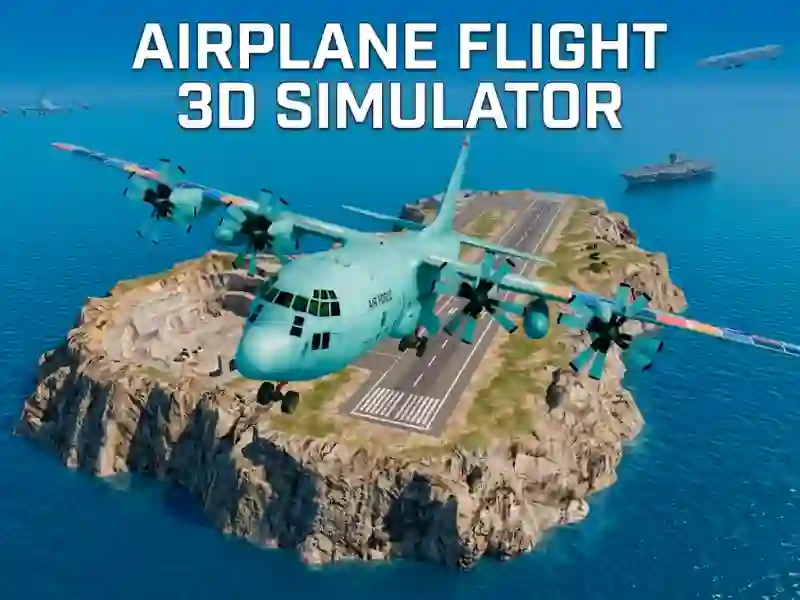 Spēle Airplane Flight 3D Simulator online