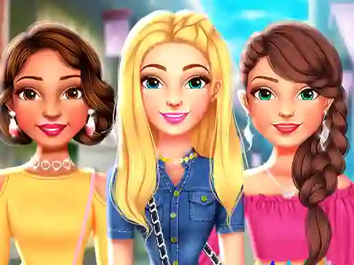 Spēle BFFs Trendy Squad Fashion online