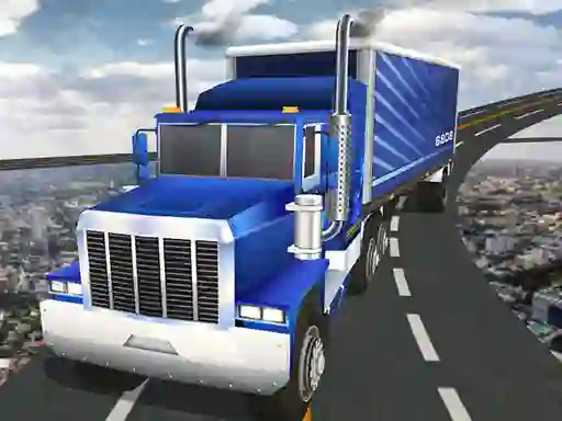 Spēle Impossible Truck Track Driving online