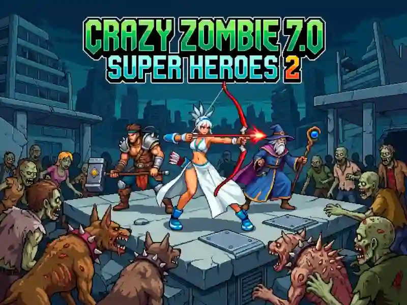 Spēle Crazy Zombie 7.0 Super Heroes 2 online