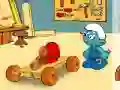Spēle The smurfs handy`s car online