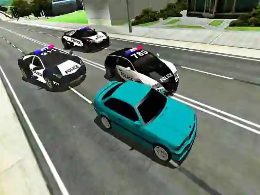 Spēle Mad Cop Police Car Race: Police Car vs Gangster Escape online
