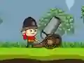 Spēle Cannons and Soldiers mountain offense online