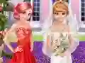 Spēle Frozen And Ariel Wedding online