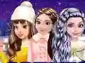 Spēle Princesses Go Ice Skating online