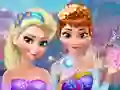 Spēle Anna & Elsa Makeover online