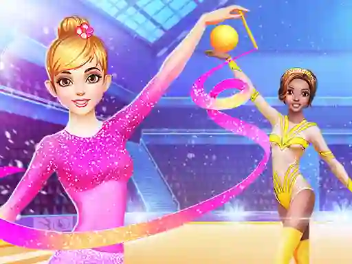 Spēle Gymnastics Girls Dress Up Game online