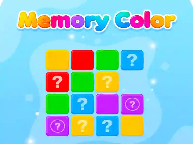 Spēle Memory Color online