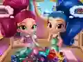 Spēle Shimmer And Shine Wardrobe Cleaning online