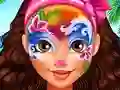 Spēle Oceania Princess Moana Face Art online