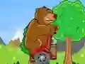 Spēle Bear on a Scooter online