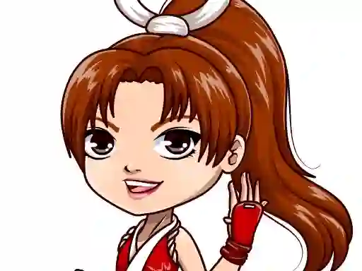 Spēle Chibi Fighter Dress Up Game online