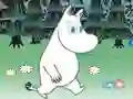 Spēle Moomins: reading with adjectives online
