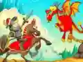 Spēle Knight And Dragons online