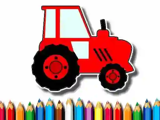 Spēle Easy Kids Coloring Tractor online