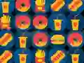 Spēle Fast Food Match 3 online