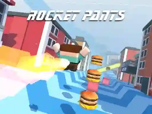 Spēle Rocket Pants Runner 3D online