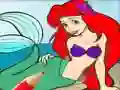 Spēle Princess Mermaid Coloring Game online
