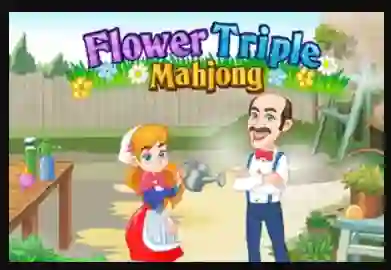 Spēle Flower Triple Mahjong online