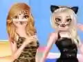 Spēle Princess Animal Style Fashion Party online