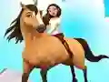 Spēle Horse Run 3D online