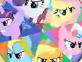 Spēle Pony Round Puzzle online