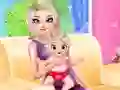 Spēle Princess Elsa Baby Born online