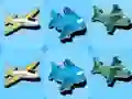 Spēle Big Fast Airplanes Match 3 online