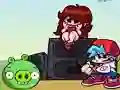 Spēle Friday Night Funkin' vs PIG from Angry Birds online