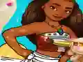 Spēle Moana Coloring Book online