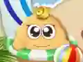 Spēle Pou summer Break online