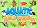 Spēle Aquatic triple mahjong online