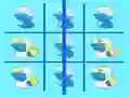 Spēle Smurfs Tic Tac Toe online