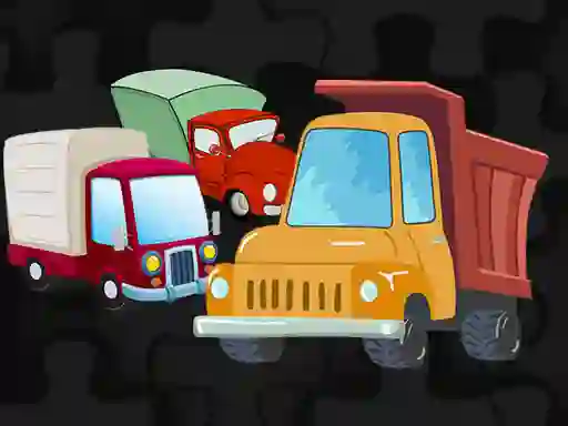 Spēle Cartoon Truck Jigsaw online