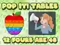 Spēle Pop It  Tables online
