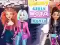 Spēle Princesses Moto Mania online