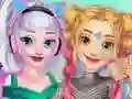 Spēle Elsa and Rapunzel Future Fashion online