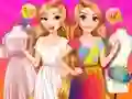 Spēle Princesses Outfit Coloring online