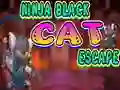 Spēle Ninja Black Cat Escape online