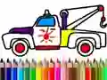 Spēle Back To School: Truck Coloring Book online